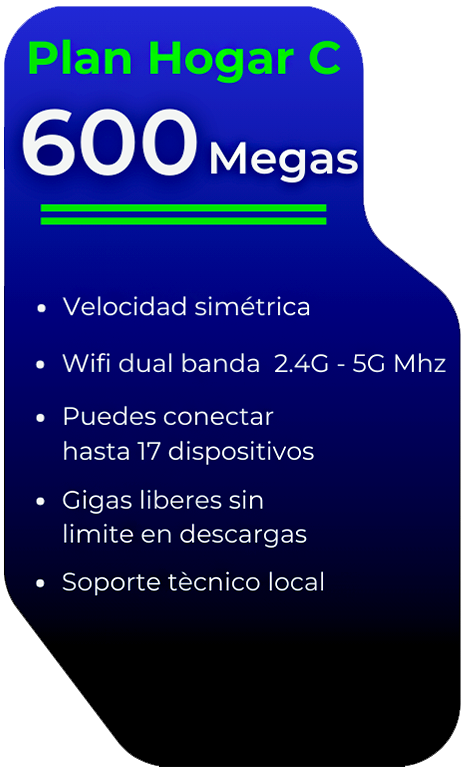 Plan Hogar C 600 Meg...