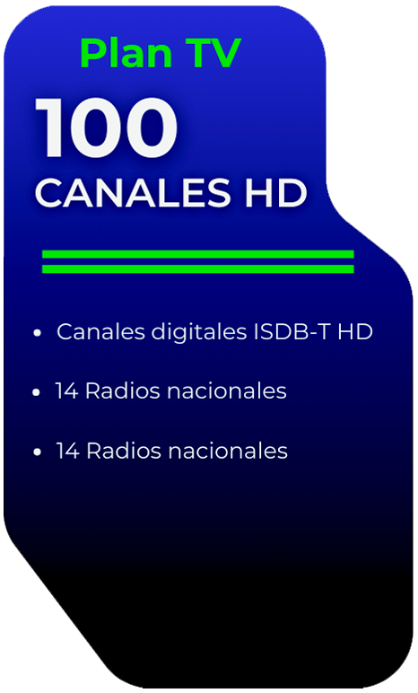 Plan TV 100 Canales ...